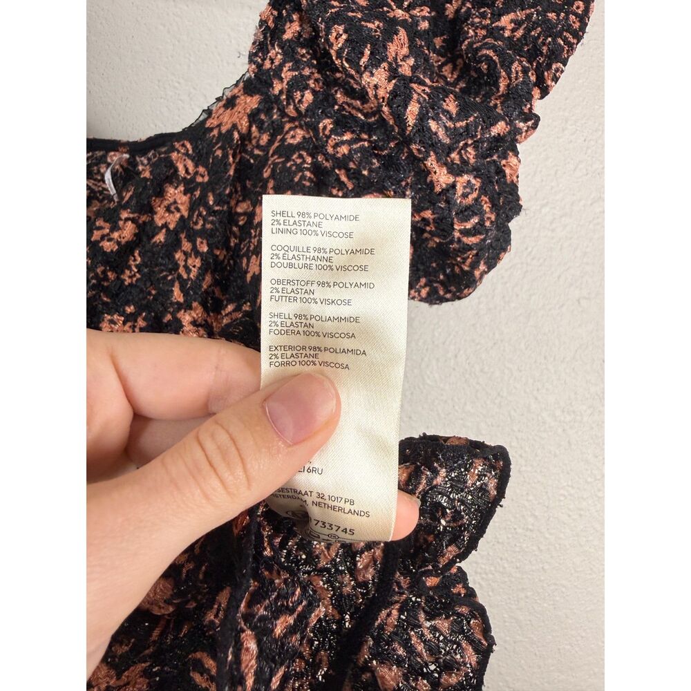 Free People Oh Baby Corset Style Top Sz L Whimsigoth Witchy Fairy Grunge Goth - Picture 9 of 11
